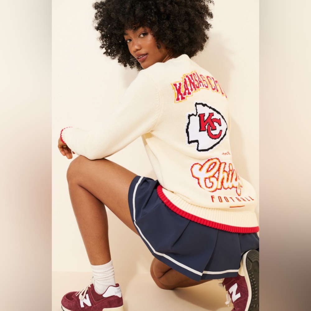 The Wild Collective Kansas City Chiefs Sports Graphic Sweater